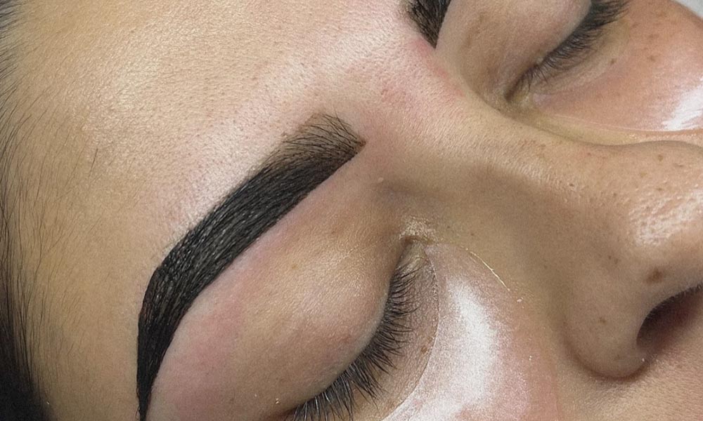 what is hybrid brow tint​