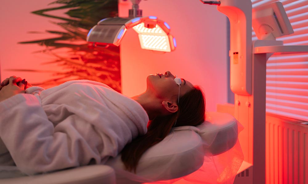 can i use retinol and led light therapy​
